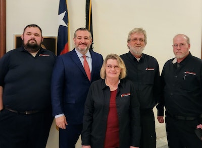 Senator Ted Cruz with CDL Drivers Unlimited council members