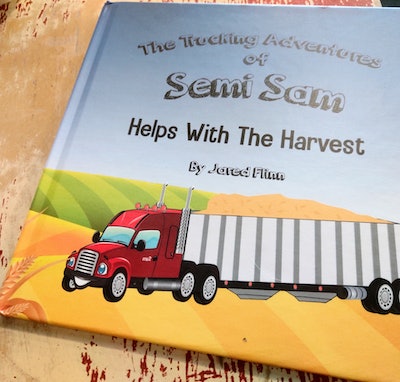 Semi Sam Helps with the Harvest book cover, by Jared Flinn